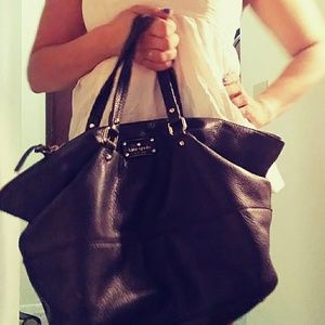 Preloved Authentic Kate Spade Large Leather Hobo